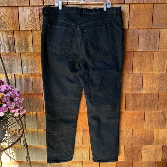 Abercrombie & Fitch Black Ultra High Rise 90s Straight Jeans in Women's 34/18L - Picture 9 of 14